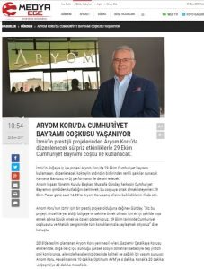 Aryom Koru'da Cumhuriyet Bayramı Coşkusu Yaşanıyor