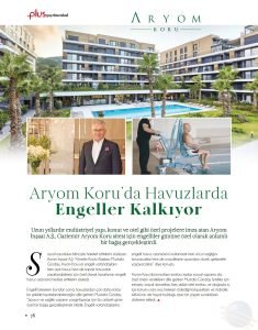 Aryom Koru'da Havuzlarda Engeller Kalkıyor