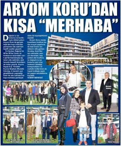Aryom Koru'da Kışa “Merhaba”