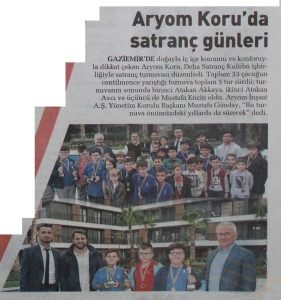 Aryom Koru'da Satranç Günleri