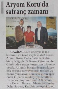 Aryom Koru'da Satranç Zamanı