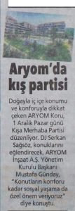 Aryom'da Kış Partisi