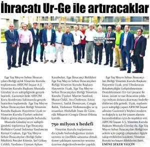 İhracatı URGE ile Artıracaklar