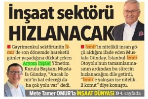 İnşaat Sektörü Hızlanacak