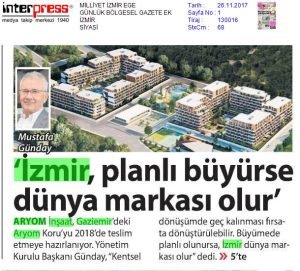 İzmir Planlı Büyürse Dünya Markası Olur