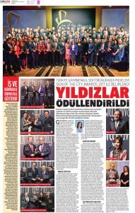 Yıldızlar Ödüllendirildi
